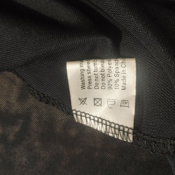 Robe Size Small S Abolllria Womens Lace Trim Sheer Black Long Sleeve Cardigan - Picture 6 of 9